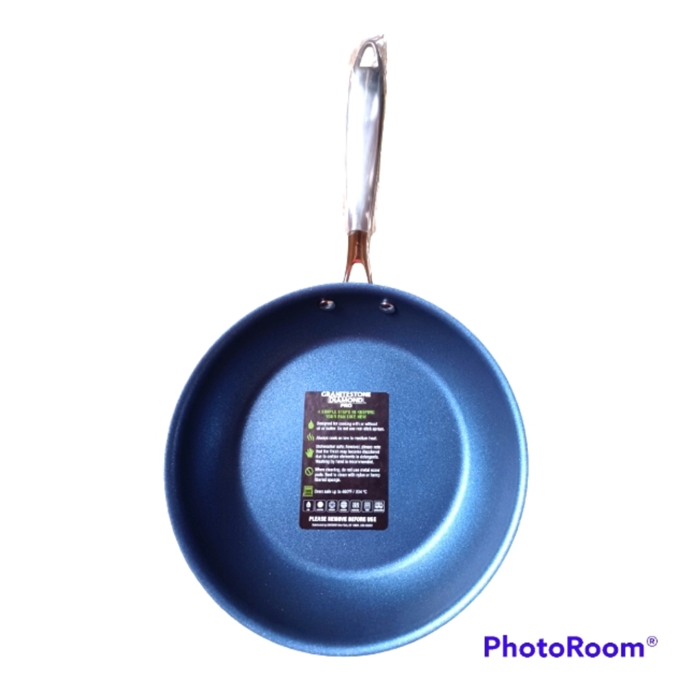 Granitestone Diamond Pro Stainless Steel TRI-PLY Nonstick  Saute/Fry Pan 10 in.